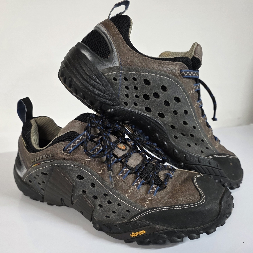 Merrell Intercept Goretex Hiking Shoes Brown Mens 8.5